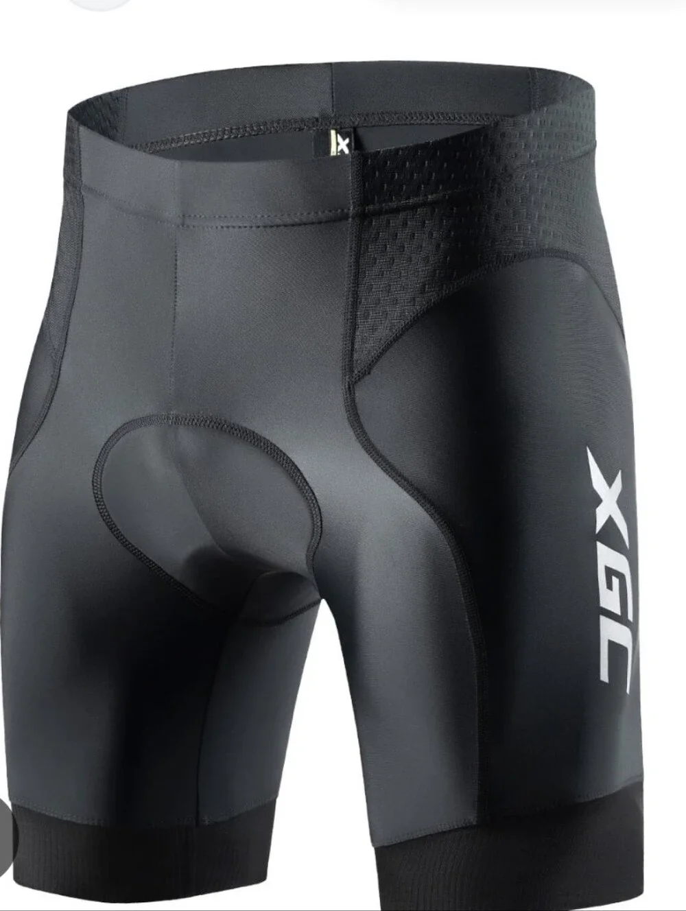 XGC Padded Cycling Shorts Mens Size XL Black Bike Compression Spandex Synthetic‎